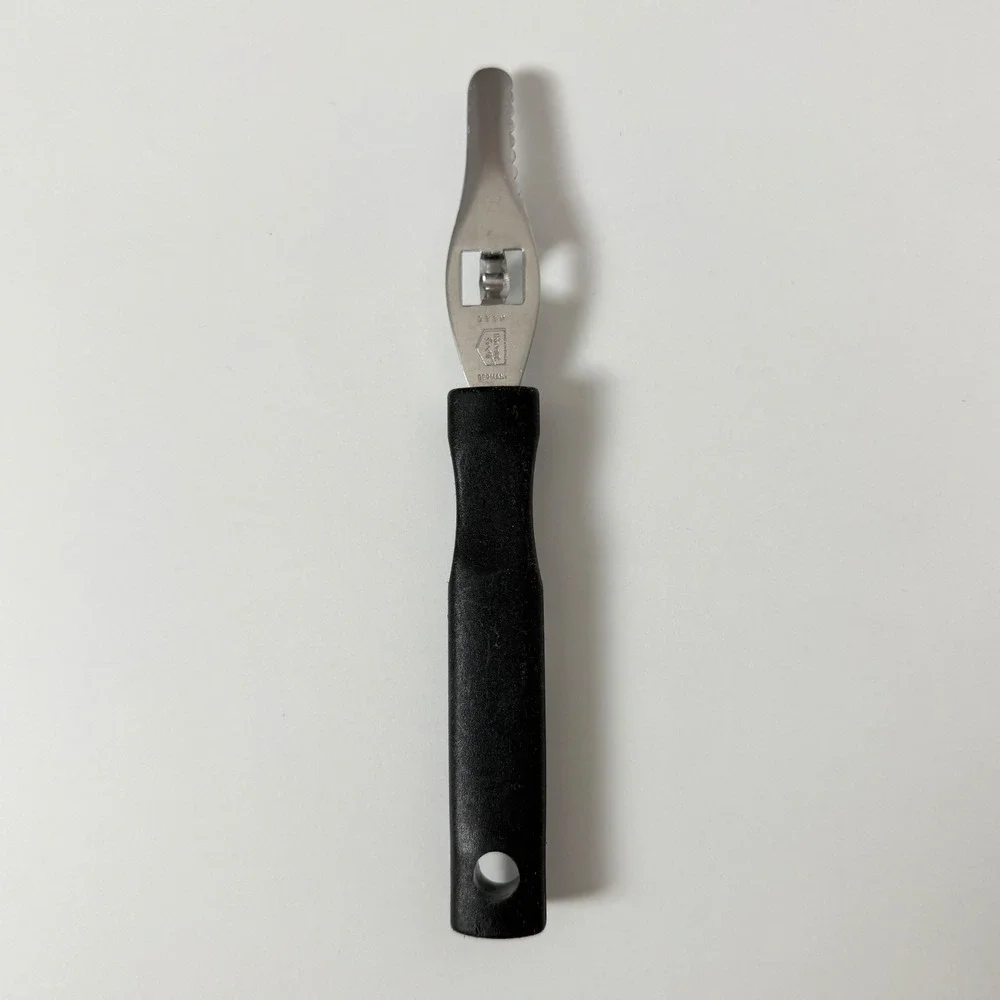 Edelstahl Rostfrei Germany Channel Knife‎ Garnishing Tool Black Handle